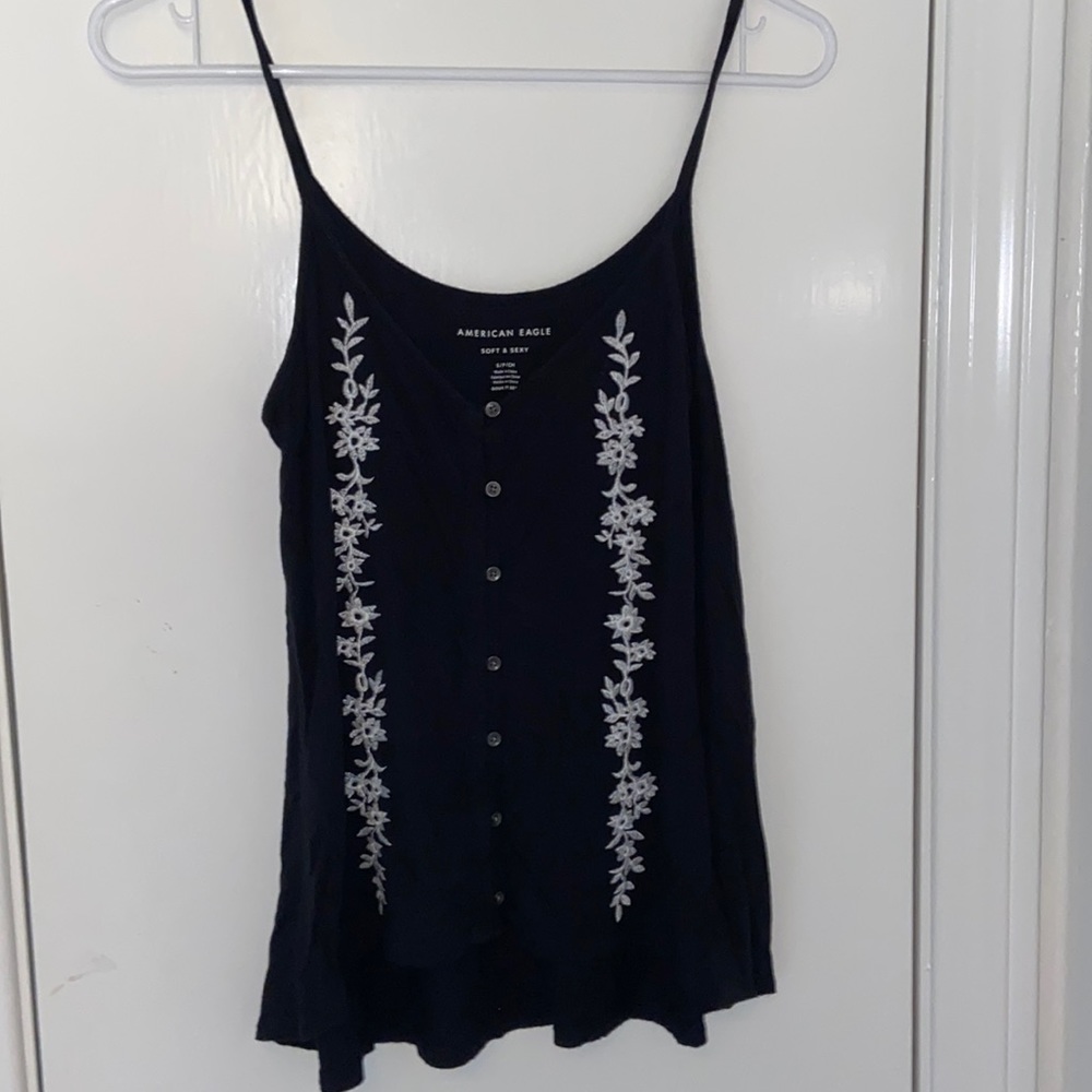 American Eagle soft & sexy embroidered tank